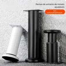 Pé de Móvel Suporte Resistente - Anti-Deslizante e Elevação