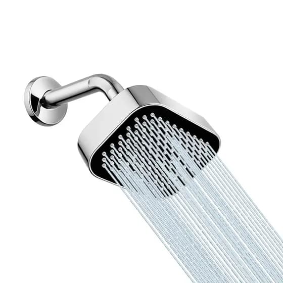 Heemli chuveirinho ABS 1/4 Conexão Universal Saída Água em Grande Área e Alta Densidade Quadrado Chuveiro teto 15x10