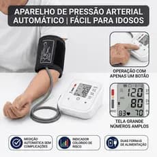 Monitor de Pressão Arterial para Casa, Ideal para Famílias e Cuidados Diários de Saúde