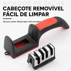 【4 EM 1】Amolador De Faca 4 Estágios Profissional Afiador Cozinha Tesoura Rápido Antiderrapante Manual