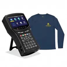 Localizador de Sinal Satlink Digital Combo Kit Camisa UV Protecao Solar G Antenista
