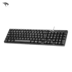 Teclado Com Fio Viper Pro Office VO101 Focus Elevate USB PC ABNT2 Preto