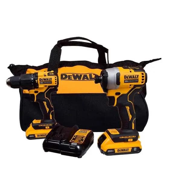 Kit Combo Parafusadeira Dcd709 / Paraf.Impacto Dcf809 20v Dewalt Dck279d2-Br