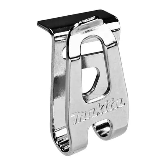 Gancho Clip para Parafusadeira Linha 12V CXT e Linha 18V LXT (Sem Parafuso) Makita