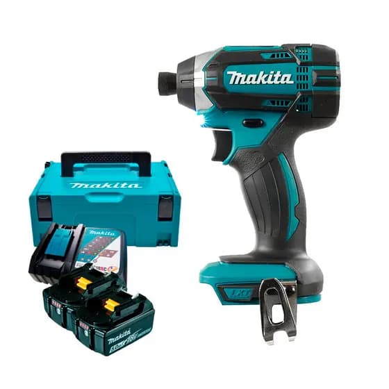 Parafusadeira Impacto Encaixe 1/4" Bateria 18v Lxt Makita Dtd157rtj