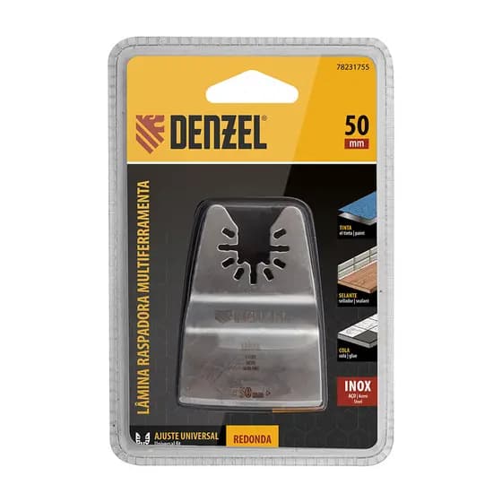Lâmina para Multiferramenta 50mm Raspagem de Tintas, Selantes e Cola Denzel 78231755