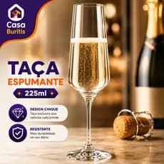 Taças Champanhe De Vidro Taça Para Brindar Taça Espumante de Vidro 225ml Copo De Champanhe 2/4 Unid