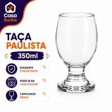 Copo Nadir Taça Paulista 250ml Taça De Agua Copo Taça Elegante De Vidro Resistentes 2/4/6 unid