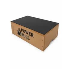 Step Academia Funcional Madeira Resistente com E.V.A Antiderrapante 50x30x15cm - Power Bull