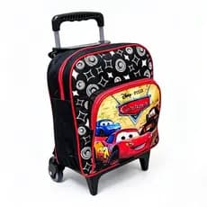 Mochila Escolar Infantil de Rodinhas Carros Creche Menino Resistente