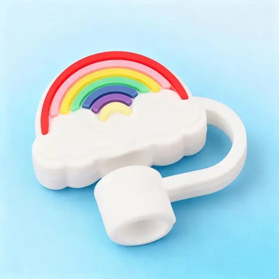 Kit Tampas Decorativas para Canudos 10mm 💖 Acessório para Copos