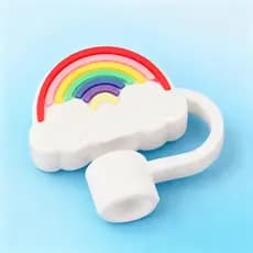 Kit Tampas Decorativas para Canudos 10mm 💖 Acessório para Copos