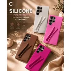 Capinha Macia elegante Premium para Samsung S23 S24 S25 ultra🤩