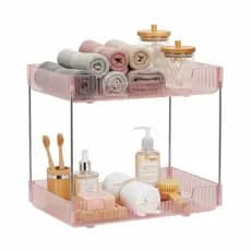 Rack Organizador Prateleira de Acrílico para Banheiro Quarto Multiuso