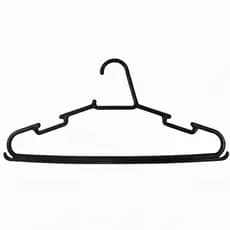 Kit de Cabides para Adultos Criança Preto de Plástico Reforçado Resistente