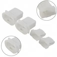 Fácil De Usar Para Toyota Car Seat Locking Clip Fastener Clips Conjunto Branco De 2