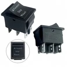 Interruptor Reverso Dianteiro De 2 Peças Para Passeio Em Carros Liga/Desliga 6V 12V 24V