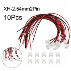 10 Conjuntos De Plugues De Conector XH2 54 Mm Com Fios Kit De Plugue Macho Fêmea De 24 Pinos