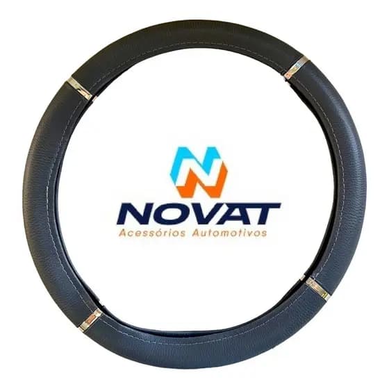 Capa de Volante Antiderrapante Flexível Macia Universal 38 cm Personalização Automotiva Decoração
