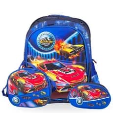 Kit Escolar Infantil Menino – Mochila, Lancheira e Estojo para o Dia a Dia