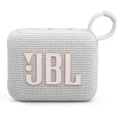 Caixa de Som Portátil JBL GO 4 com Bluetooth Branco À Prova D'água e Poeira + NF