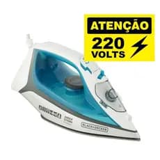Ferro de Passar À Vapor e Seco Black Decker FX3060-B2 Azul 220V