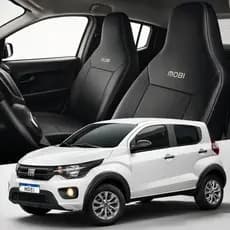 Capa Banco Fiat Mobi 2016 a 2024 Couro Sintético Impermeável Sob Medida Proteção Premium