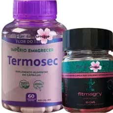 Kit 1 Fitmagry + 1 Termosec - Corpusbe Original com NF