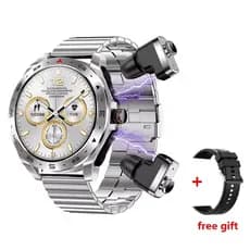 T95 Headset Smart watch With Earbuds TWS Bluetooth Call Music Control Blood Pressure Detect Sports Smartwatch For Men An