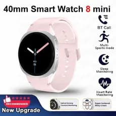 Para Galaxy Watch 8 Smartwatch Relógio Inteligente Masculino GPS NFC Bluetooth Chamada 40mm AMOLED Fitness Esporte Rastr