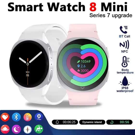 Novo Mapa GPS Navegação Relógio Inteligente NFC Bússola Esportivo Bluetooth Chamada Smartwatch 8 mini Para Homens
