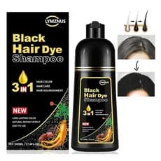 shampoo Black Hair Color 3 Em 1 Preto 500ML