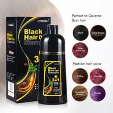 Shampoo E Tintura De Cabelo Contendo Pigmentos Vegetais São Usados Para Cuidados Com Os Cabelos . Homens Mulheres Podem