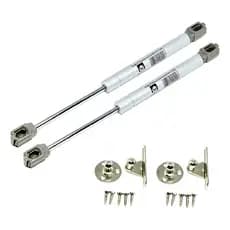 Kit 2 Pistão para Porta de Armário e Moveis Abre para Cima com Amortecedor Gás 100n