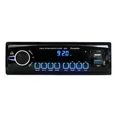 Rádio Mp3 Automotivo Com Controle Player Bluetooth Usb Universal 1 Din Painel Led