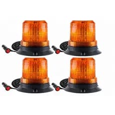 Combo 4 Luz Giroflex Automotiva 12 24V Veicular LED Emergência Acendedor Veículo