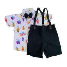 Conjunto infantil bichikids menino temático