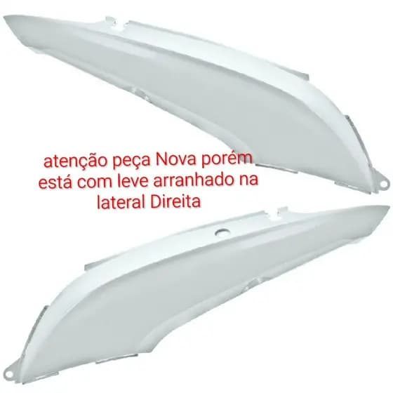 Carenagem Tampa Lateral Biz 125 Ano 2011 Até 2017 Carenagem Cor branco Par