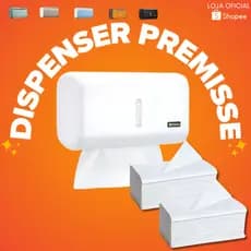 Dispenser Porta Papel Toalha Premisse Urban Suporte Compacto para Banheiro