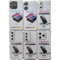 Capa Anti Shock Impacto Transparente Para Realme Note 50 C33 C51 C53 C55 C60 C61 C63 C65 C67 C75 C75x - 026RL / CP 026