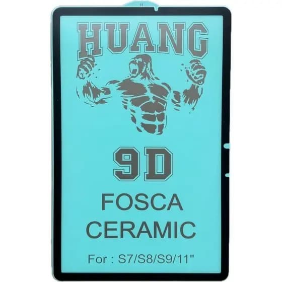 Película Cerâmica Fosca Para Samsung Tab S6 S7 S8 S9 S10 S11 A7 A8 A9 Plus FE Lite / Universal 7 8 9 10 Polegadas - PL18