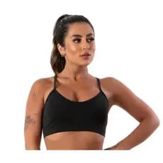 Top Fitness Feminino Nadador Alça Fina Academia