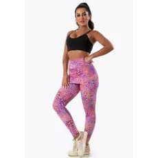 Calça Legging Saia Suplex Estampada Fitness Academia Tapa Bumbum
