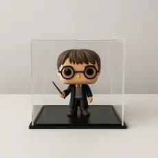 Cúpula Display Acrílica 15x15x15cm com Base Caixa Expositora Para Produtos e Colecionáveis
