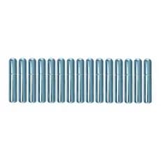 Kit 15 Porta Perfume Recarregável Azul Claro Atomizador Frasco Portátil 5ml