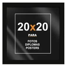 Quadro Parede 20x20 Com Vidro Ou Acetato Personalizado Parede De Sala Ou Quarto Otima qualidade E Re