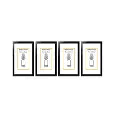 Kit 4 Molduras Porta Diploma Certificado Foto A4 21x30 Para Casa E Decoração Decoração Alta Qulidade