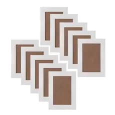 Kit 14 Porta Retrato 10x15 Branco Preto kit 14 peças Moldura E Vidro Para A Decoração Casa