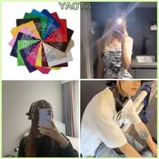 Yao Hip Hop Cachecóis Bandanas Multi-Purpose Cabeça Envoltório Gravata Rosto Capa Lenços Lenço Festa Fornecim
