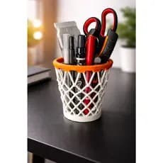 Porta Canetas Estilo Cesta de Basquete | Organize com Criatividade🏀